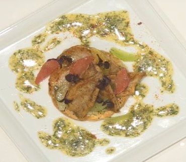 Tarte fine de Perche aux Agrumes