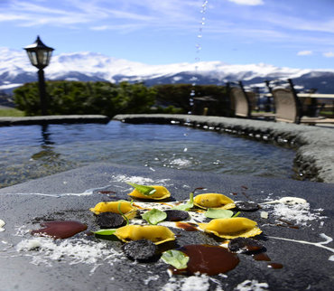 Ravioles végétales aux Champignons, Truffe noire et Topinambours